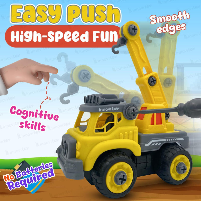 innovitoy DIY Construction Friction Toys