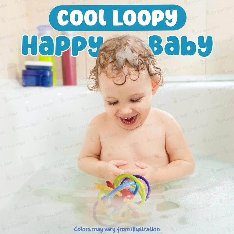 innovitoy Loopitoy Tube Teether - Multi Color