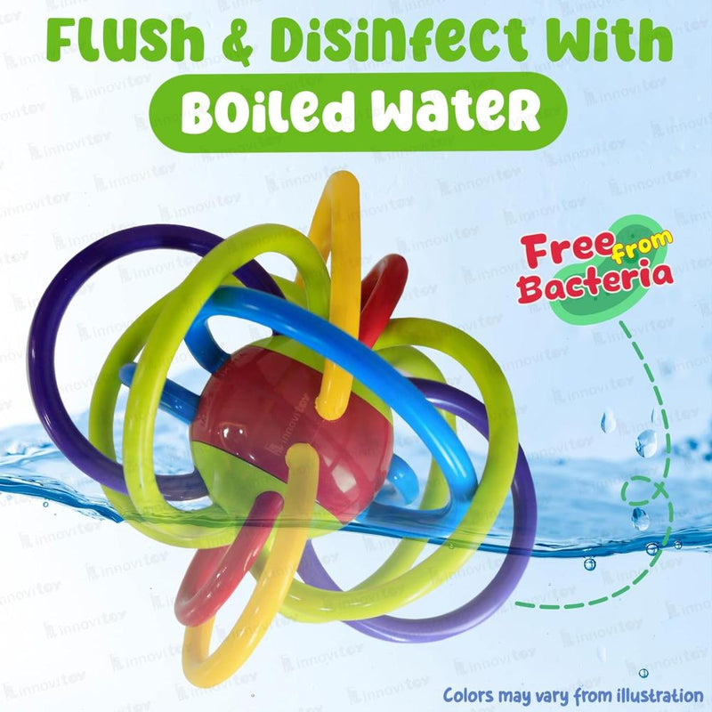 innovitoy Loopitoy Tube Teether - Multi Color