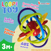 innovitoy Loopitoy Tube Teether - Multi Color