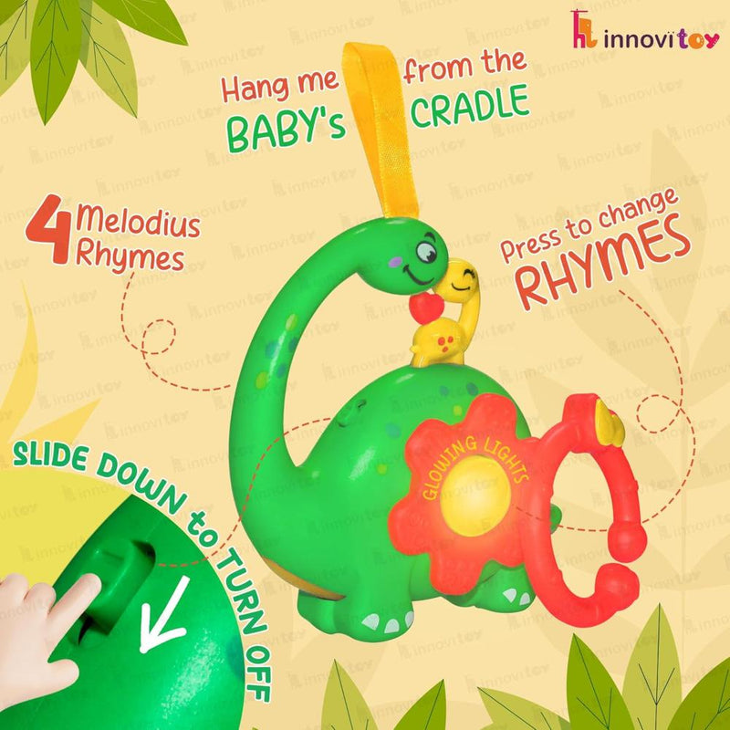 innovitoy Musical Cradle Rattle - Box Packing ( Multi Color)