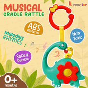 innovitoy Musical Cradle Rattle - Box Packing ( Multi Color)
