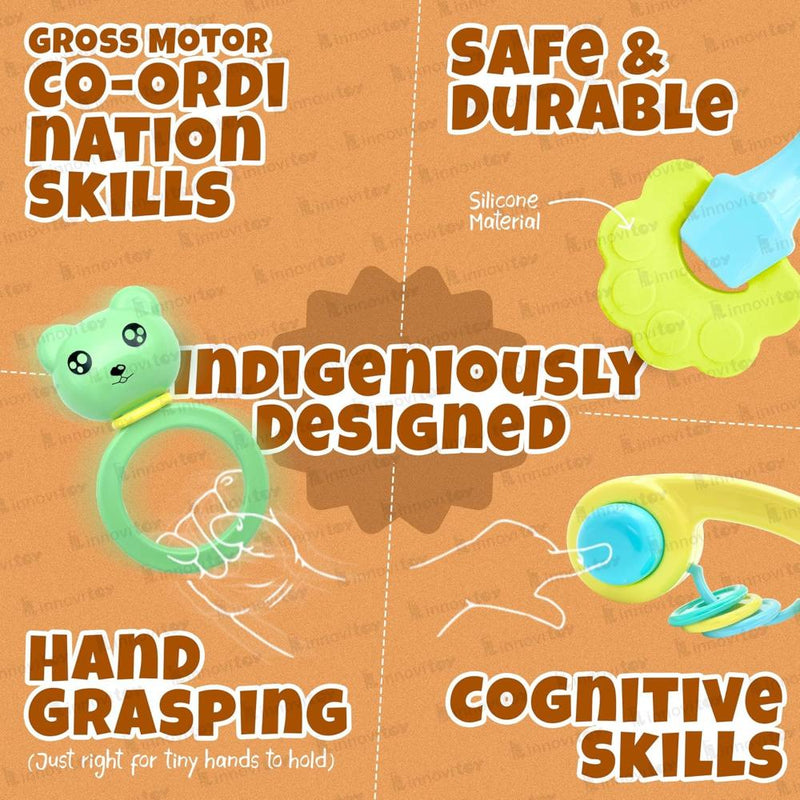 innovitoy My First Gift Premium Rattle Set - Multi Color