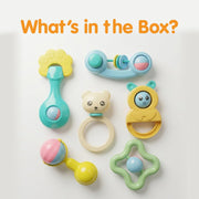 innovitoy My First Premium Gift Rattle Set Pack of 6 - Multi Color