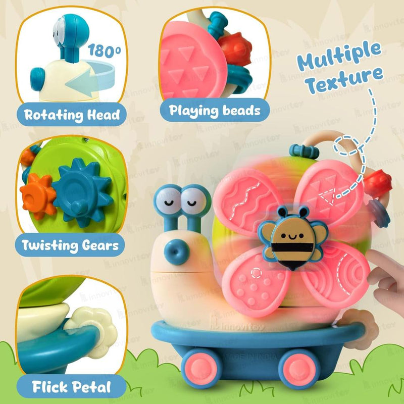 innovitoy Power Windmill Snail Spinner Toy - Multicolor