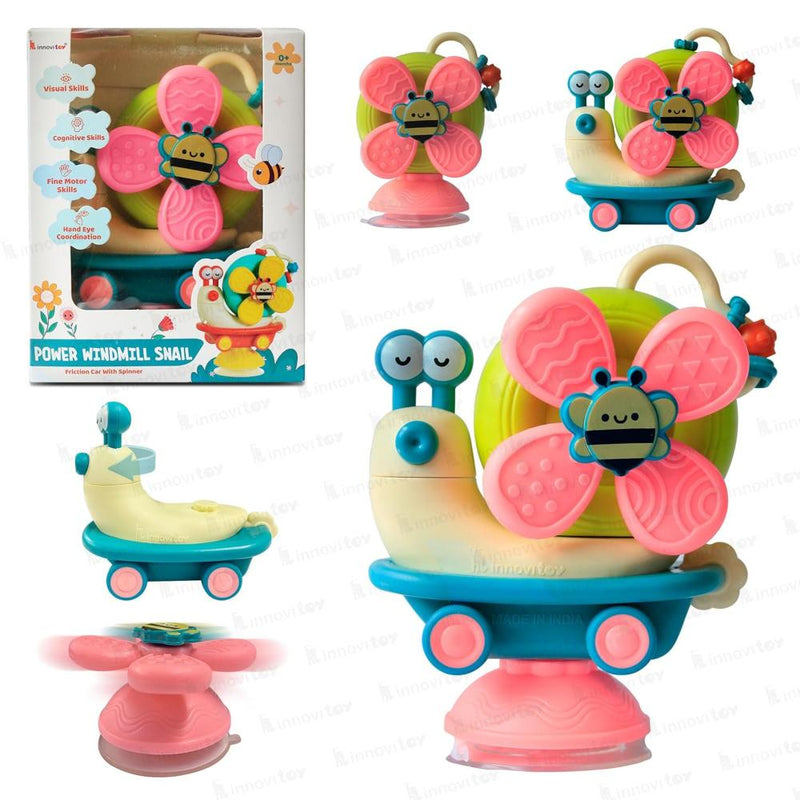 innovitoy Power Windmill Snail Spinner Toy - Multicolor