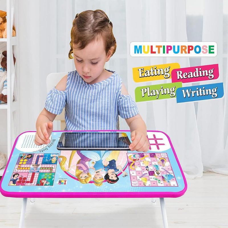 itoys Disney Princess Multipurpose Ludo Game Table for Kids