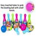 itoys Peppa Pig Bowling Game for Kids 10 Pin 2 Balls Bowling Set for Kids -Multi Color-Outdoor Toys-Itoys-Toycra