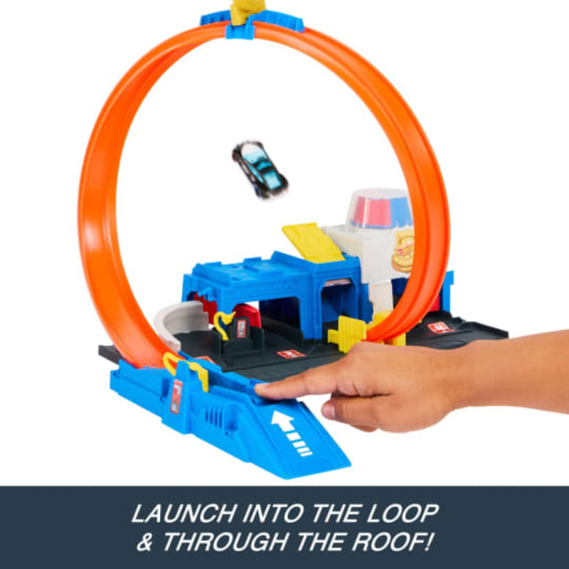Hot Wheels City Super Police Station Playset