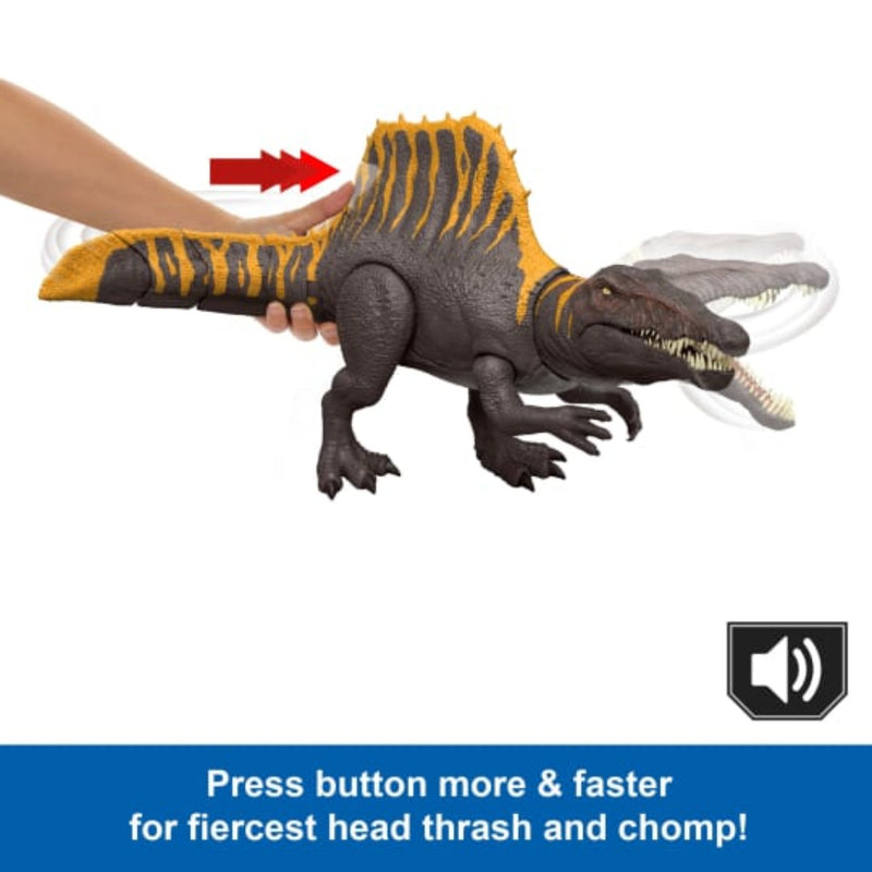Jurassic World Rebirth Tail Thrasher Spinosaurus Action Figure