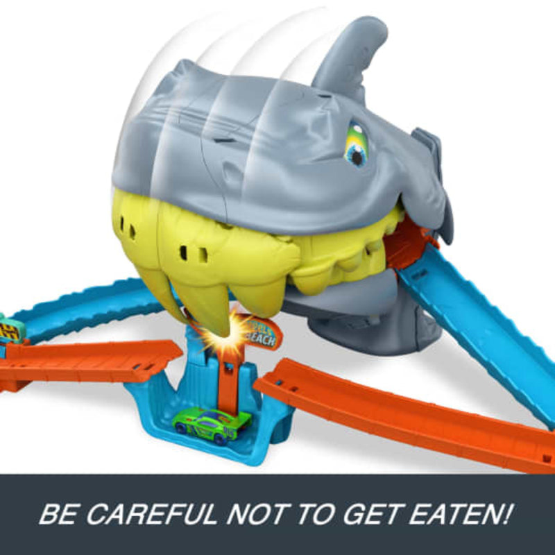 Hot Wheels City Shark Chomp Beach Playset