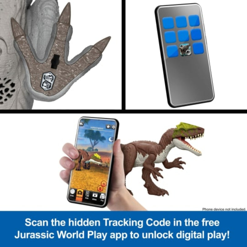 Jurassic World Rebirth Tail Thrasher Spinosaurus Action Figure
