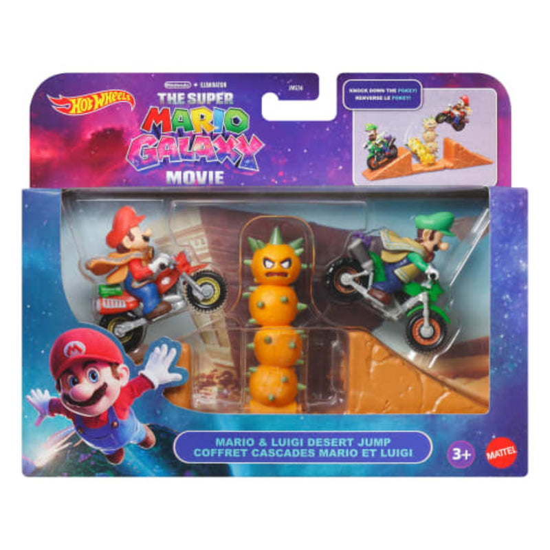 Hot Wheels Mario Kart Mario & Luigi Desert Jump