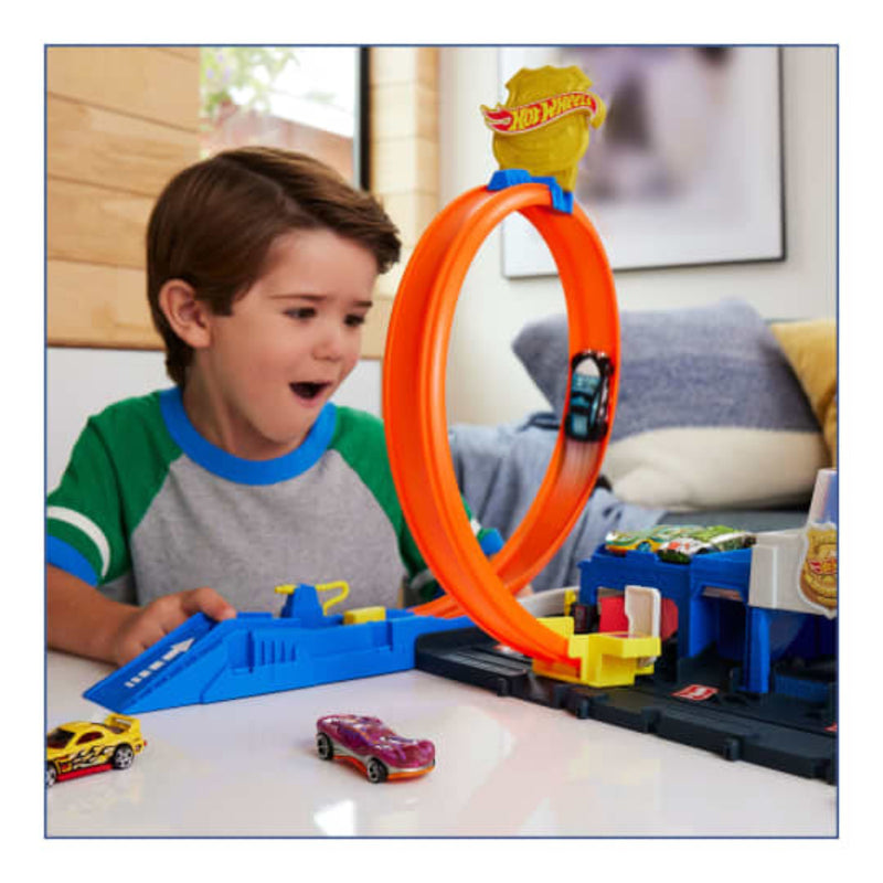 Hot Wheels City Super Police Station Playset