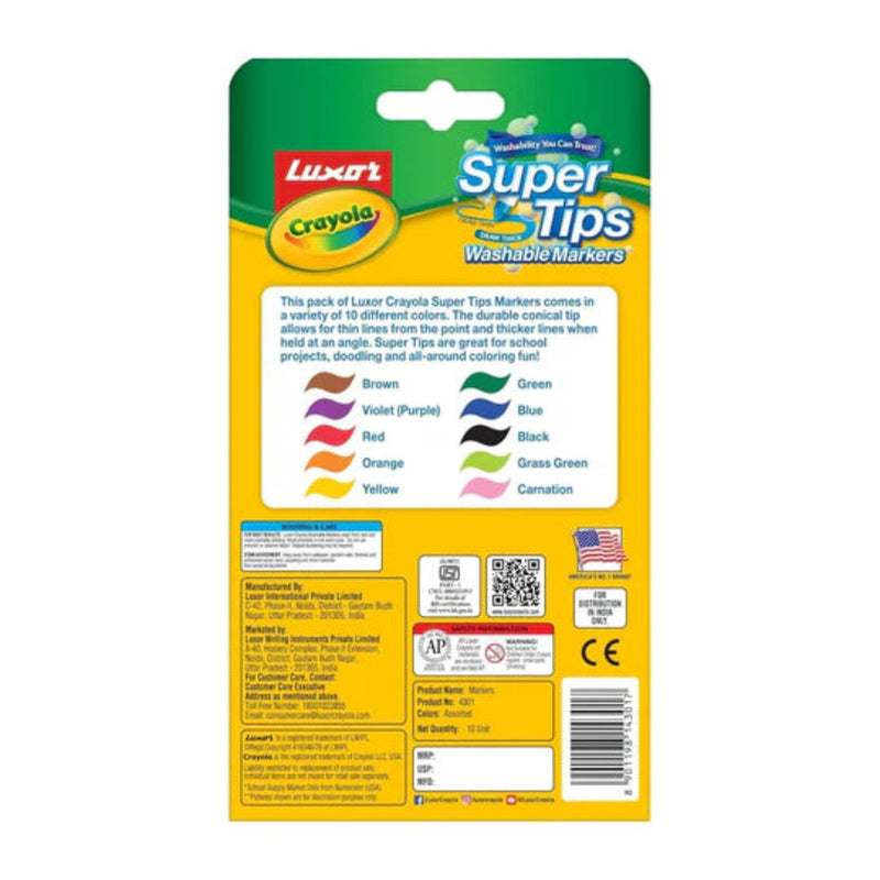 Crayola Super Tips Washable Markers