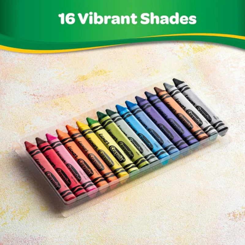 Luxor Crayola Jumbo Triangular Wax Crayons