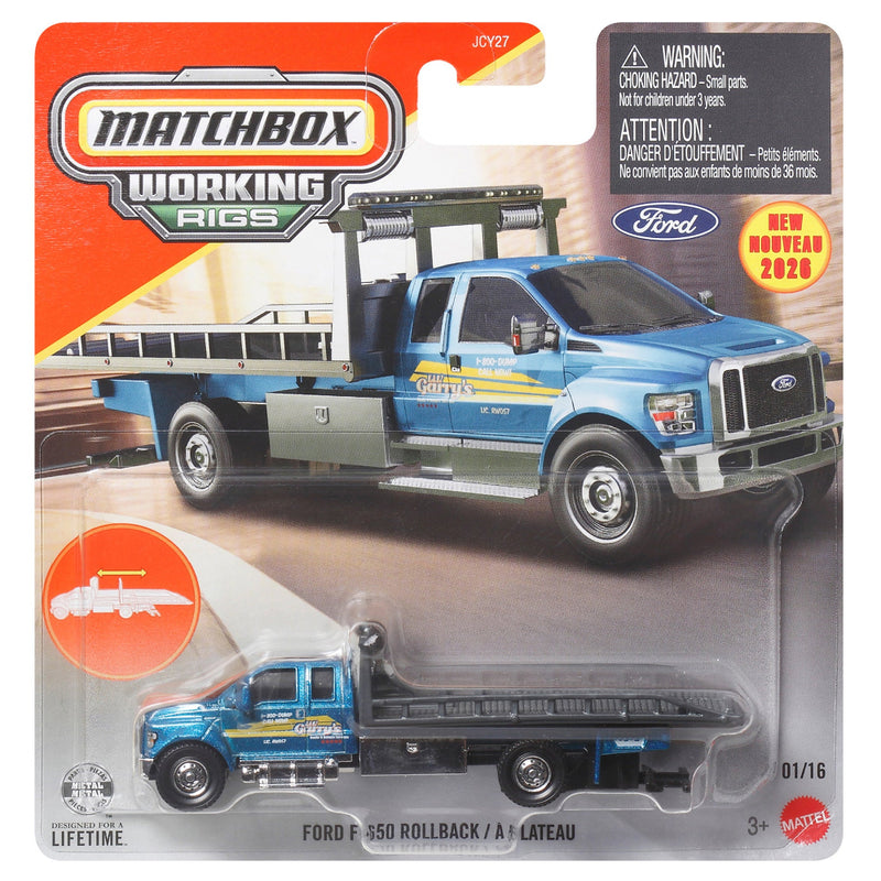 Matchbox 2026 Working Rigs - Set of 6