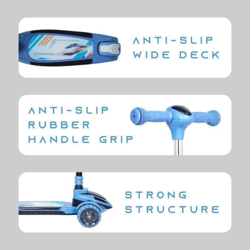 R For Rabbit Road Runner Racer Scooter -Blue Black