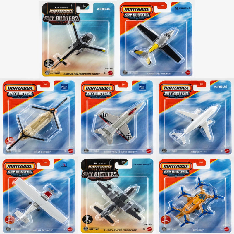 Matchbox 2026 Sky Busters Set of 8