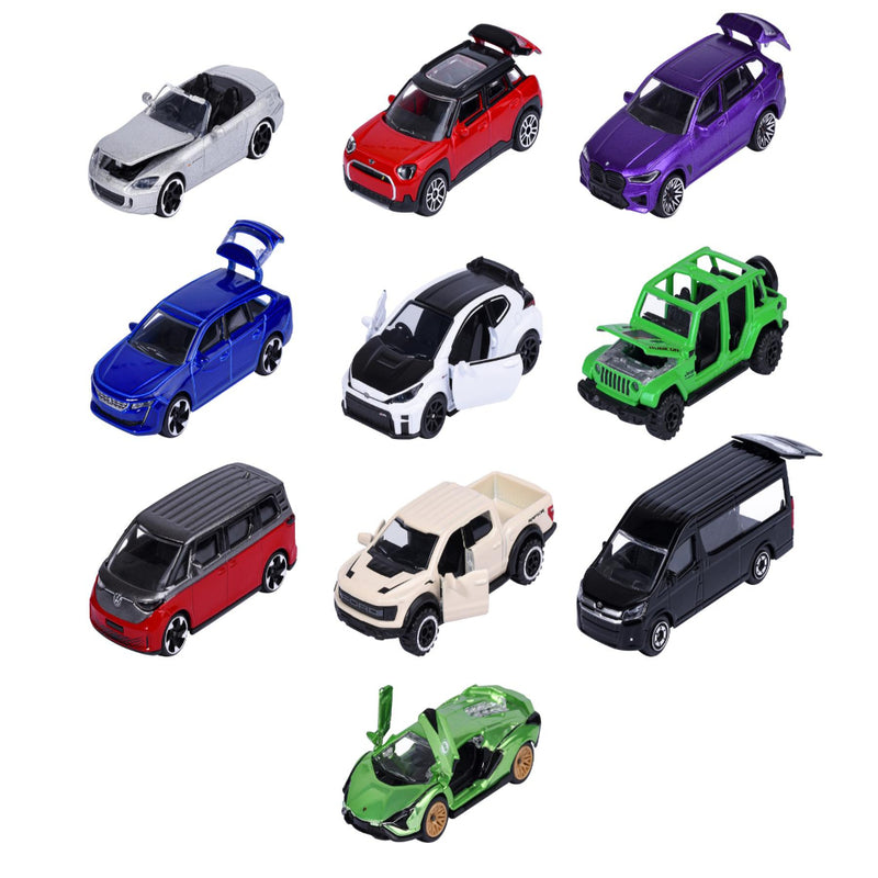 Majorette Showroom Premium Car Set of 10