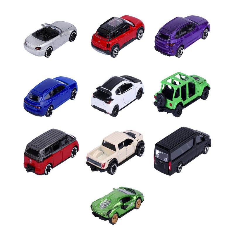 Majorette Showroom Premium Car Set of 10