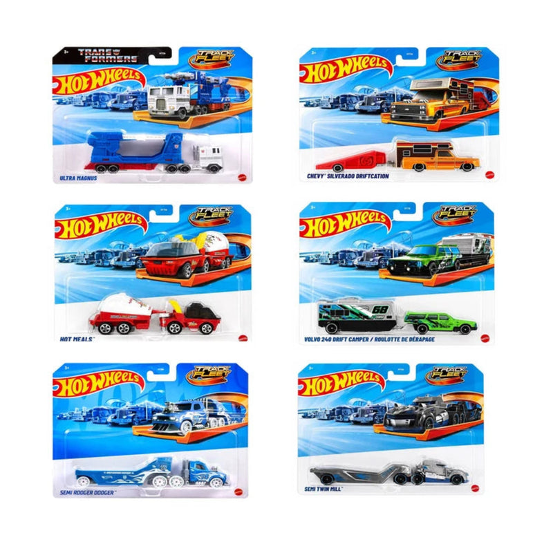 Hot Wheels 2026 Track Fleet Die-Cast Toy Vehicle Set of 6