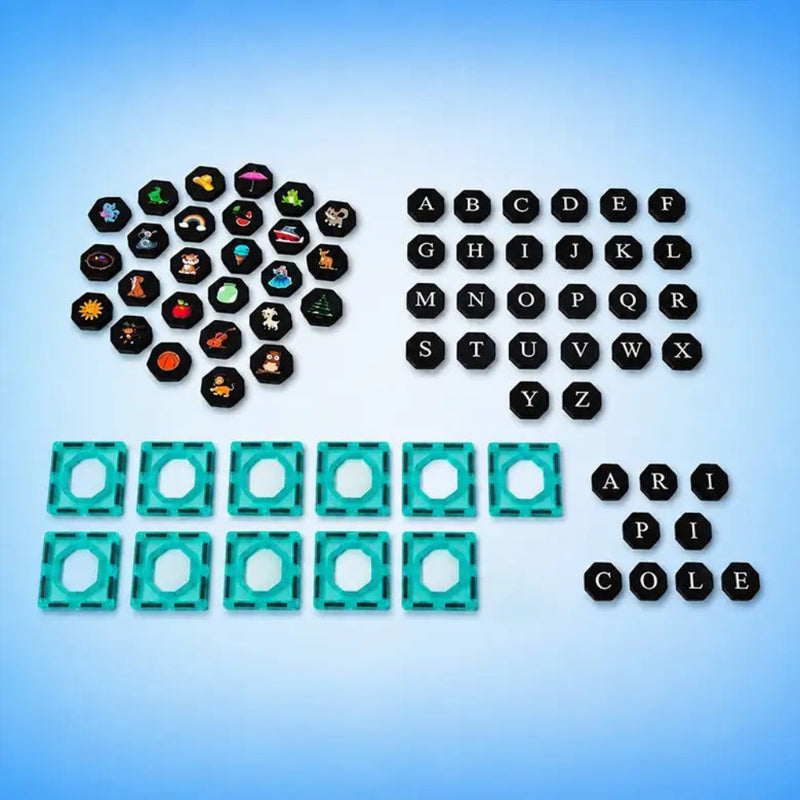 ITPlay Word Builder Learning Magnetic tiles (72 Pcs)