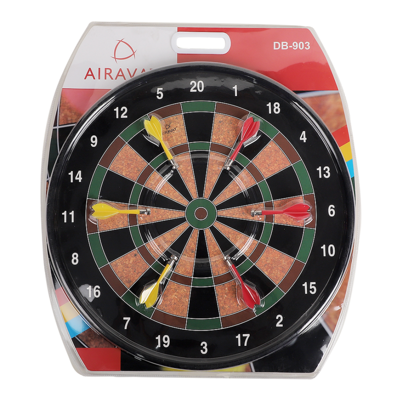 Airavat Magnetic Dart Board Large -903 (Multicolor)