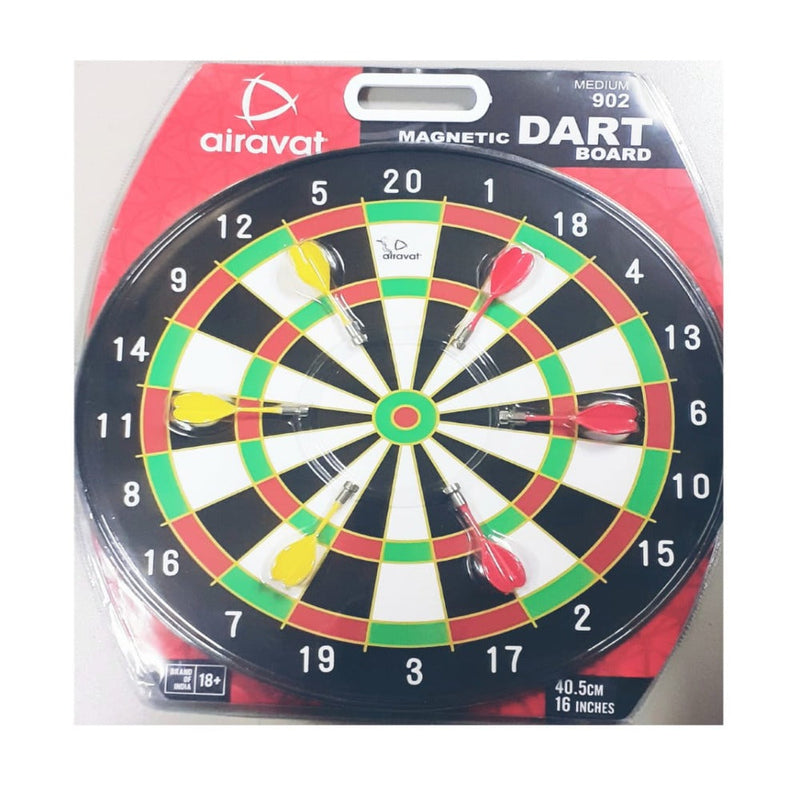 Airavat Magnetic Dart Board - Medium 902 (Multicolor)