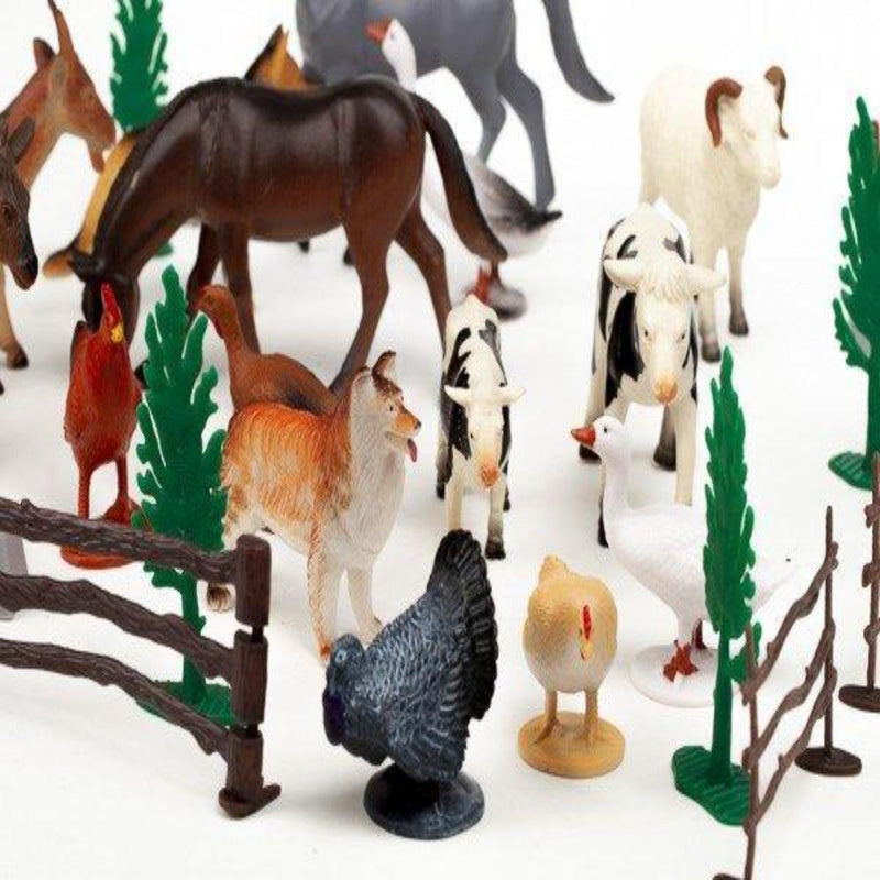 Animal Planet 30Pcs Farm Animals-Action & Toy Figures-Animal Planet-Toycra