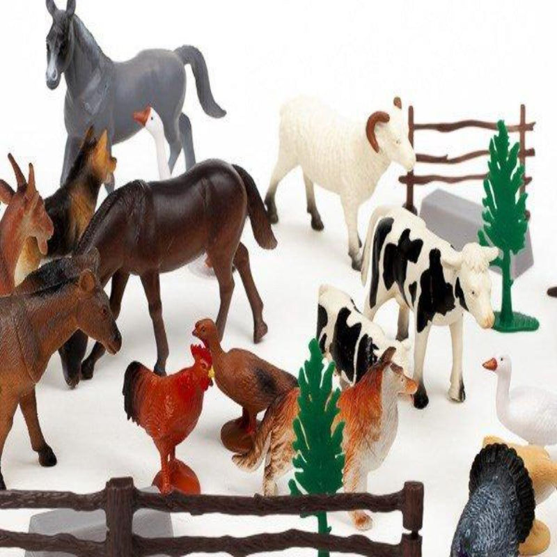 Animal Planet 30Pcs Farm Animals-Action & Toy Figures-Animal Planet-Toycra