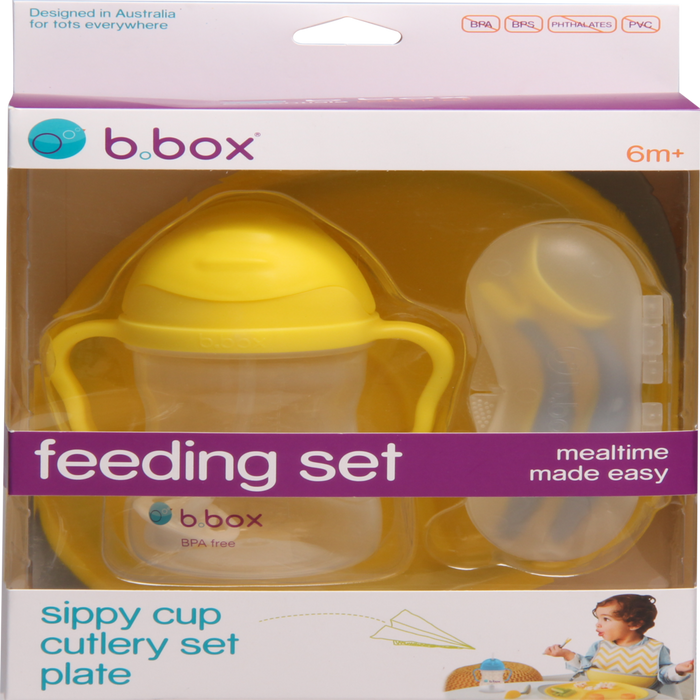 B.box Feeding Set-LunchBox & Water Bottles-B.box-Toycra