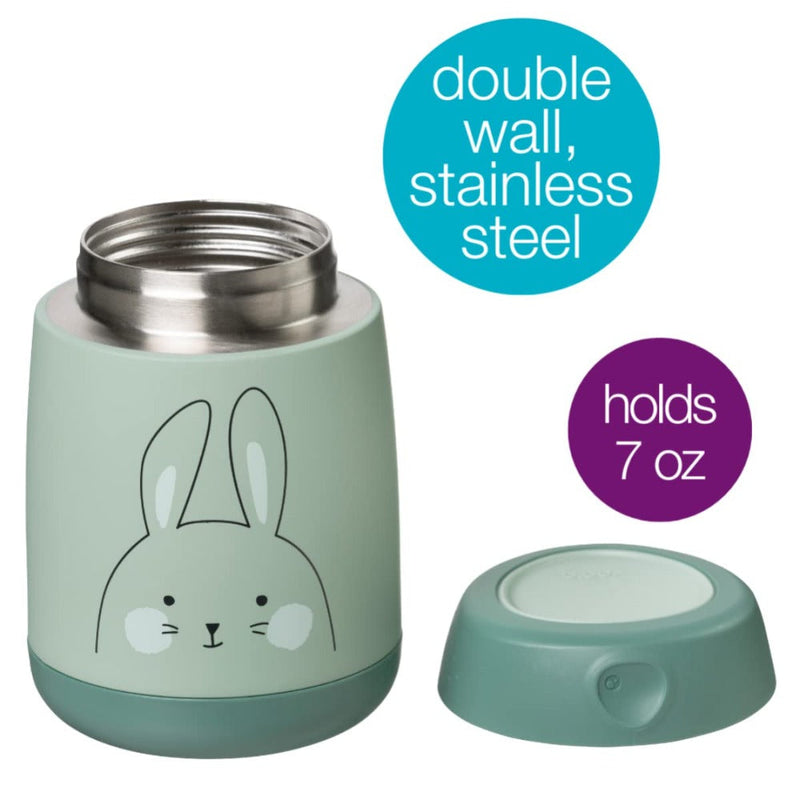 B.box Insulated Food Jar Mini So Bunny Green