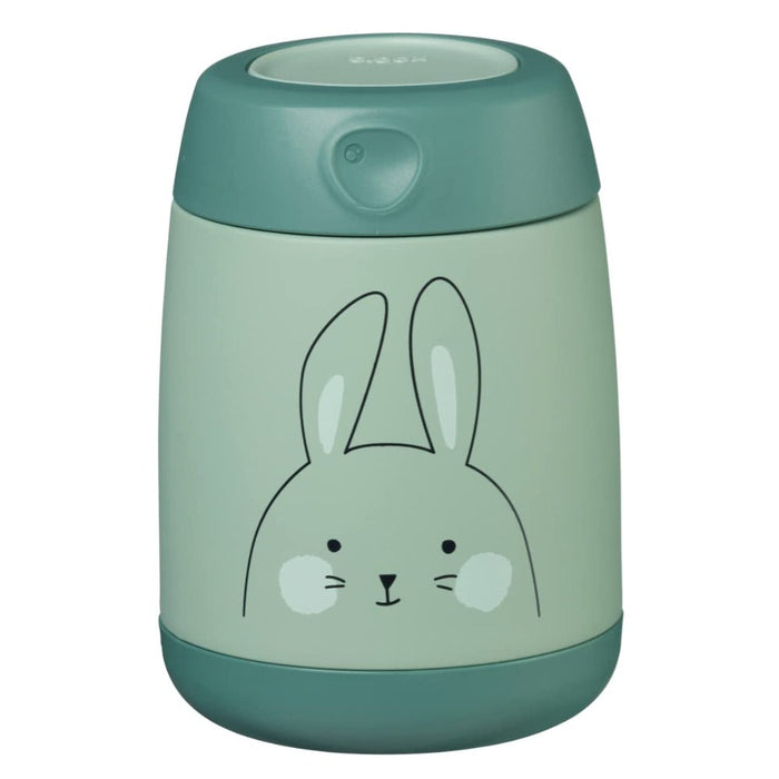 B.box Insulated Food Jar Mini So Bunny Green-Mealtime Essentials-B.box-Toycra