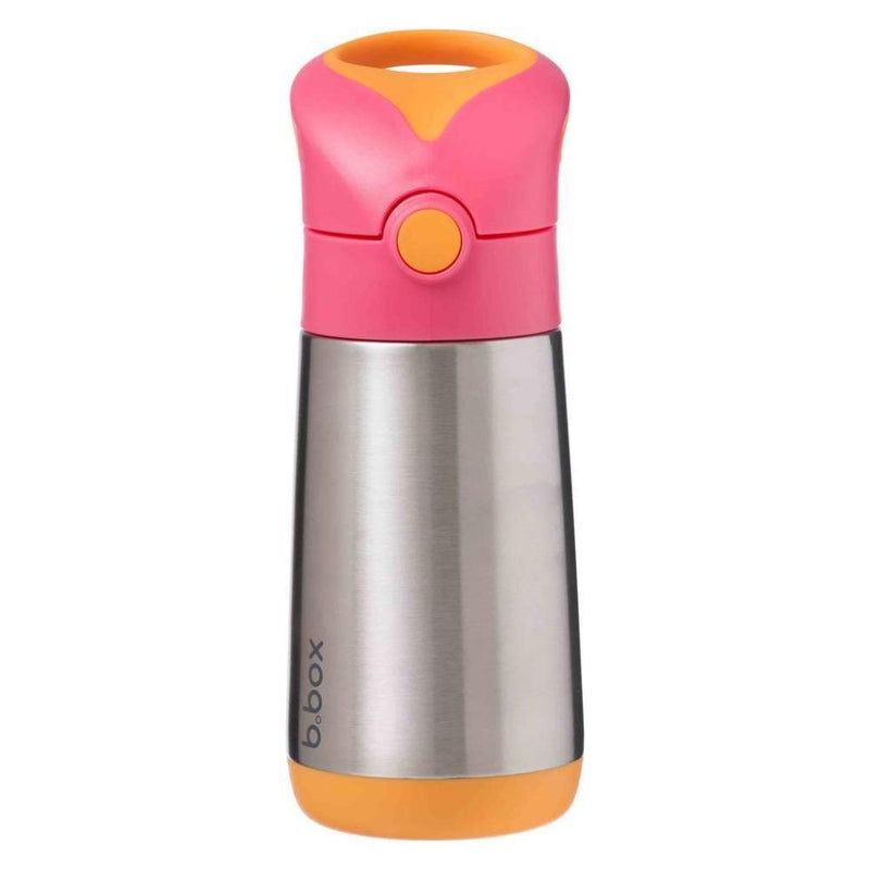 B.box Insulated Straw Sipper Drink Water Bottle 350ml