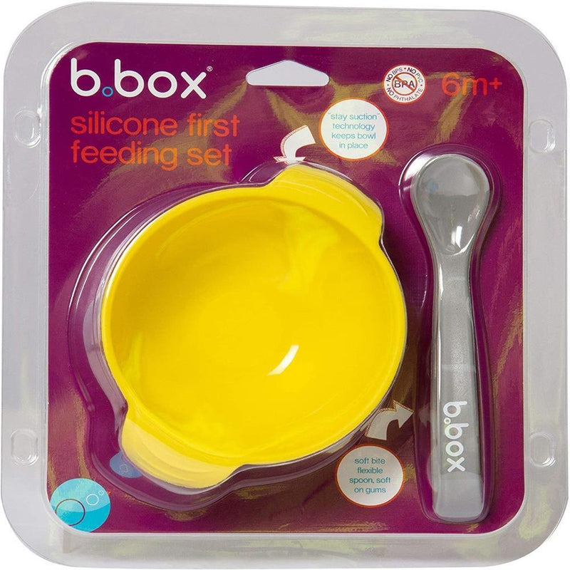 B.box Silicone First Feeding Set