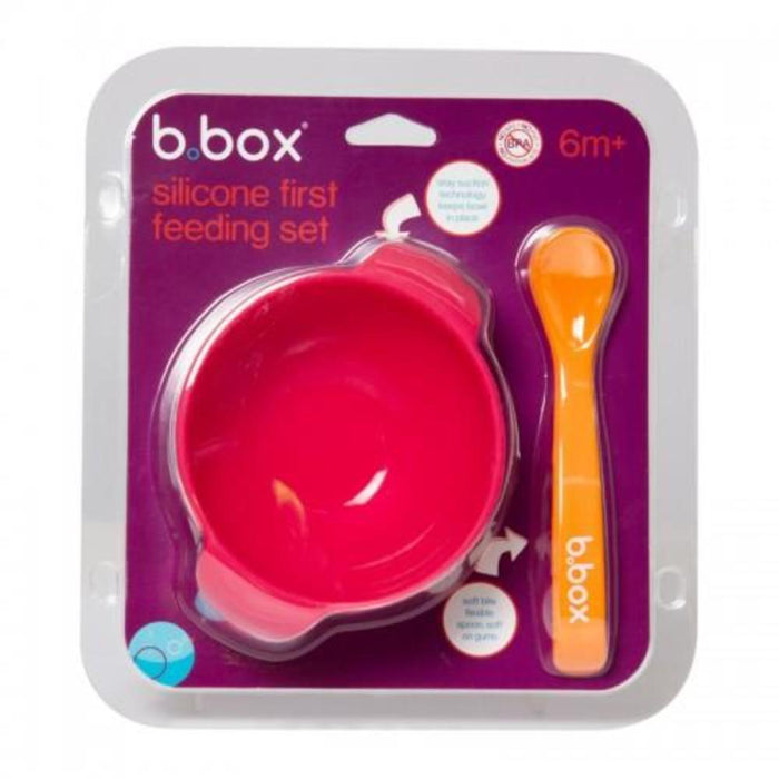 B.box Silicone First Feeding Set-LunchBox & Water Bottles-B.box-Toycra