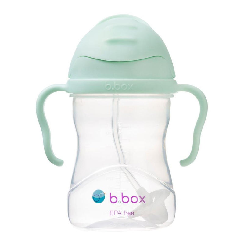 B.box Weighted Straw Sippy Cup 240ml-LunchBox & Water Bottles-B.box-Toycra