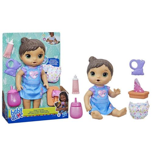 Baby Alive Change N Play Baby Doll Brown Hair — Toycra