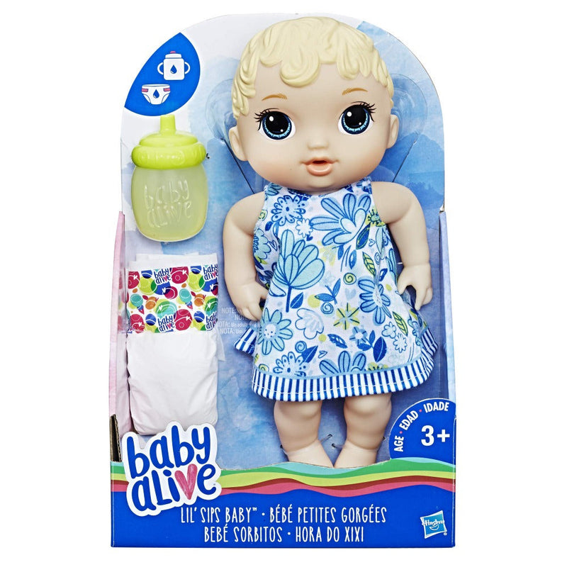 Baby Alive Lil' Sips Blonde Baby