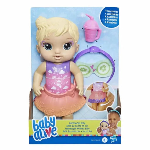 Baby Alive Rainbow Spa Baby Doll Blonde Hair-Dolls-Baby Alive-Toycra