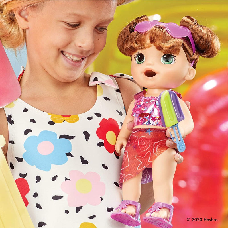 Baby Alive Sunshine Snacks Doll Brown Hair