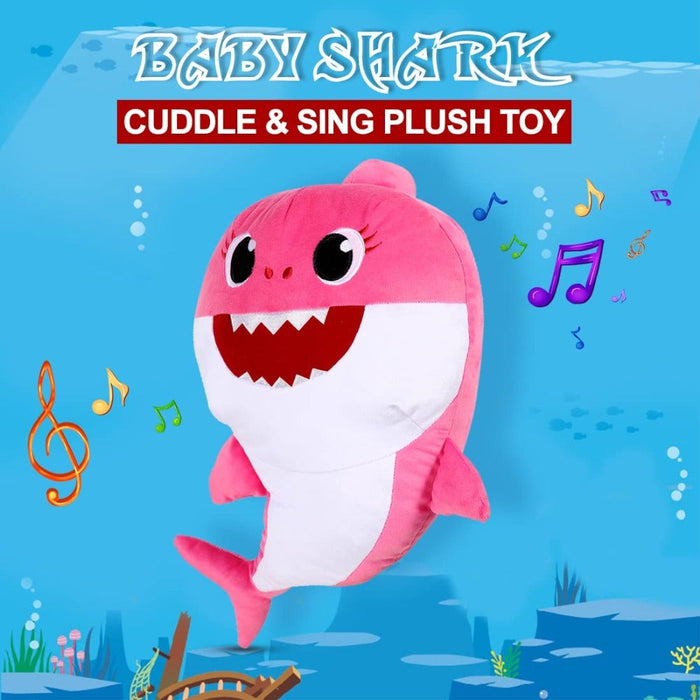 Baby Shark Plush Cuddle and Sing with Plush Toy 18 Inch-Soft Toy-Baby Shark-Toycra