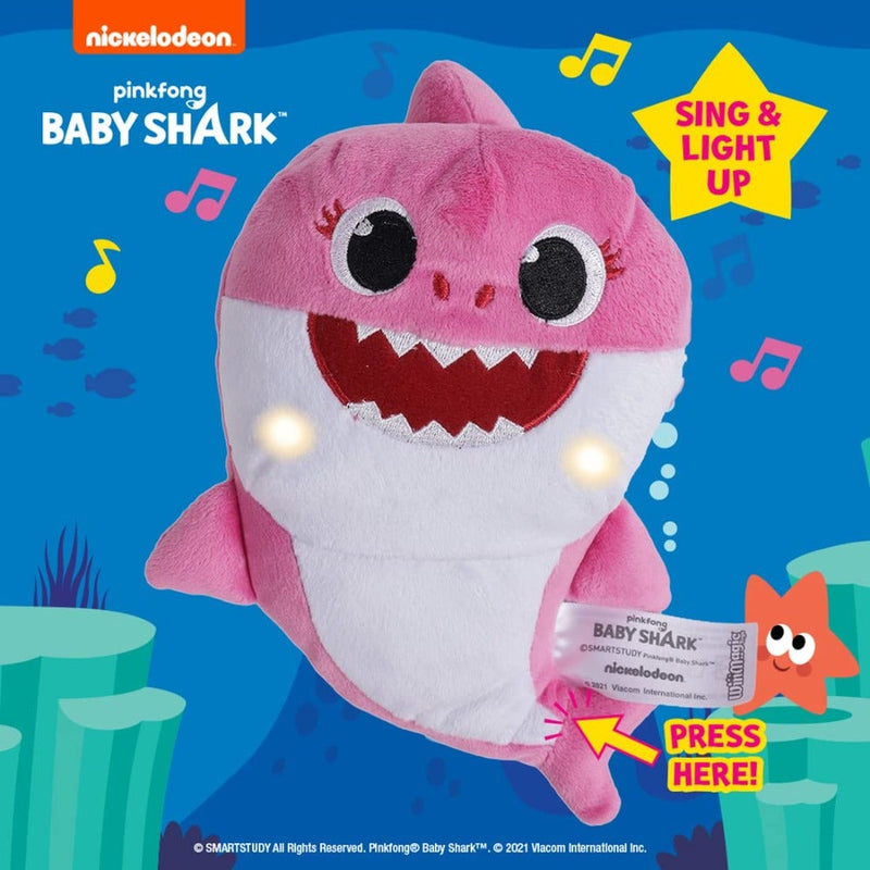 Baby Shark Plush Sing and Light up Plush Toy 12 Inch