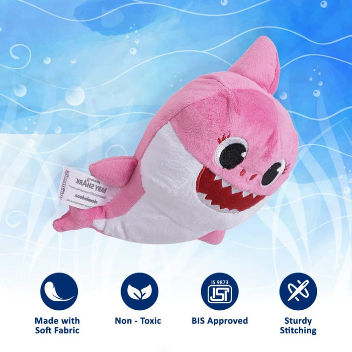 Baby Shark Plush Sing and Light up Plush Toy 12 Inch-Soft Toy-Baby Shark-Toycra