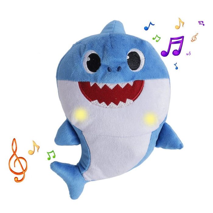 Baby Shark Plush Sing and Light up Plush Toy 12 Inch-Soft Toy-Baby Shark-Toycra