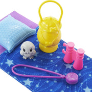 Barbie Camping Playset with Chelsea Doll, Pet Owl, Sleeping Bag, Binoculars & Camping Accessories