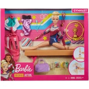 Barbie Career Gymnastics Playset With Doll, Balance Beam And 15 Accessories