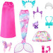 Barbie Doll and Fantasy Pets, Dress-Up Doll, Mermaid Tail and Skirt-Dolls-Barbie-Toycra