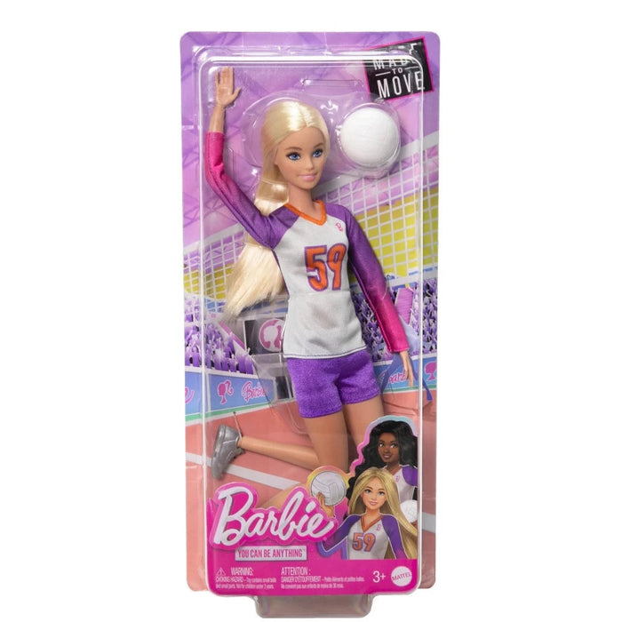 Barbie Made To Move Career Player Doll-Dolls-Barbie-Toycra